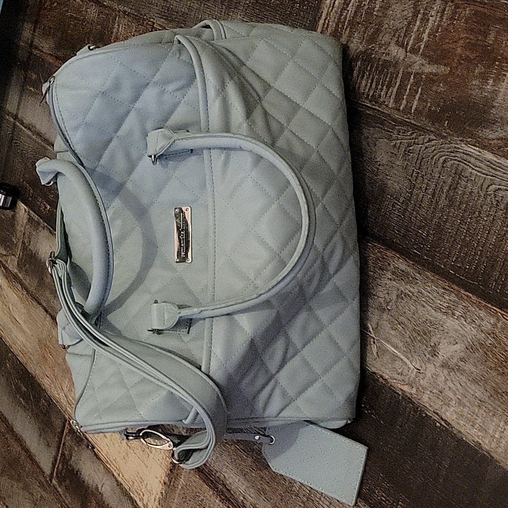 Samantha Brown blue travel bag